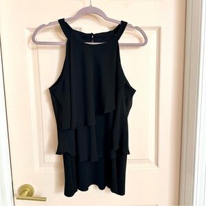 Black coco bianco top